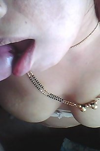 indian wife licking her hubby cock