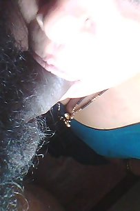 indian wife licking her hubby cock