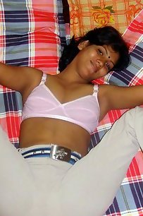 bengali wife laying naked in bed