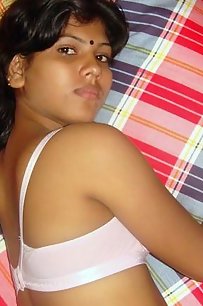 bengali wife laying naked in bed