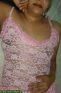 indian wife laying naked in bed