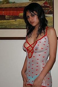 sweet indian college girl showing off