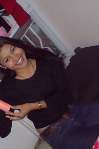 indian amateur posing on camera