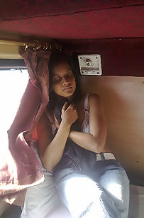 indian amateur posing on camera