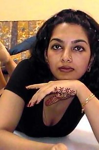 married indian posing to her hubby