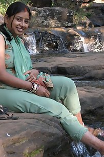 hot indian girl posing naked on camera