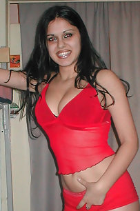 mix bag picture of indian girl showing off