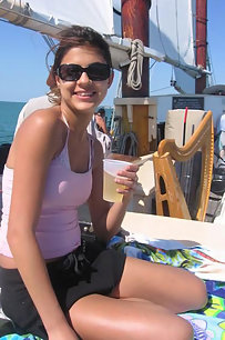 mix bag picture of indian girl showing off