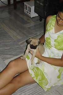 mix bag picture of indian girl showing off