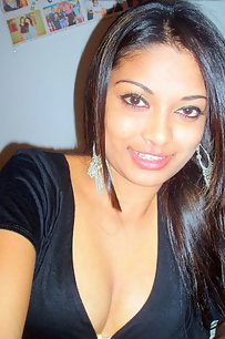 mix bag picture of indian girl showing off