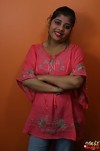 Rupali Pressing Her Juicy Boobs