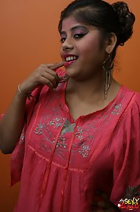 Rupali Pressing Her Juicy Boobs