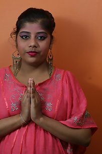 Rupali Pressing Her Juicy Boobs