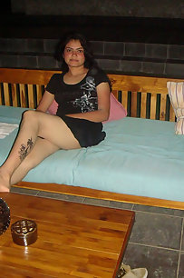 sexy indian girl posing naked on camera
