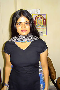 Amateur Neha bhabhi in sexy black Indian shalwar suit stripping