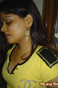 Neha bhabhi in her favorite yellow western outfits