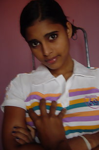 indian girl teasing her boyfriend in bra