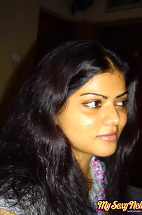 Neha Nair sexy Indian housewife from Bangalore posing