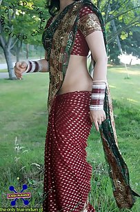 indian wife in saree naked