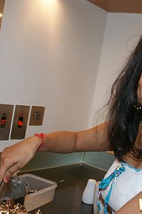Kavya Sharma Teasing Her Boyfriend In Lounge