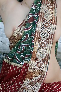 indian wife in saree stripping naked