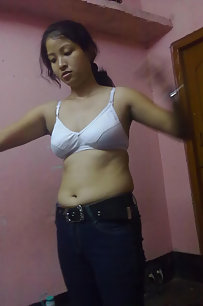 young nepali wife changing in bedroom caught on camera