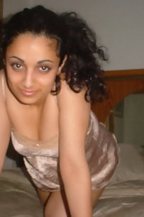 indian in her night suits posing on camera