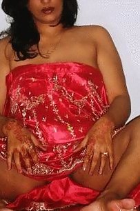 indian wife showing off