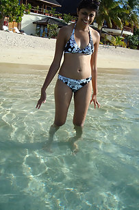 sexy indian girl posing naked on camera