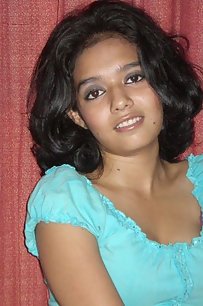sexy indian girl posing naked on camera