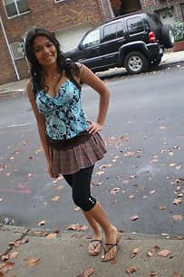 sexy indian girl posing naked on camera