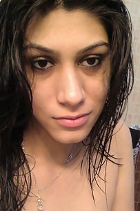 horny indian girl rubbing her pussy in shower