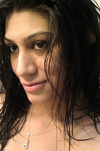 horny indian girl rubbing her pussy in shower