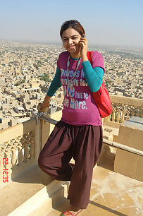 sexy indian girl posing naked on camera