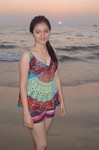 sexy indian girl posing naked on camera