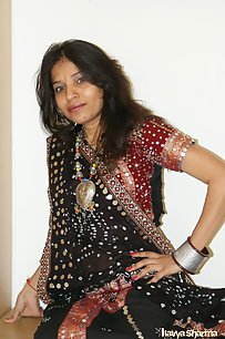 Kavya Sharma In Gujarato Chania Cholie