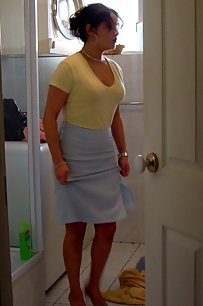 juicy indian babe changing after shower