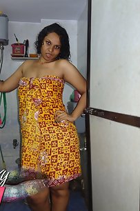 Chubby Indian Babe Lily In Shower