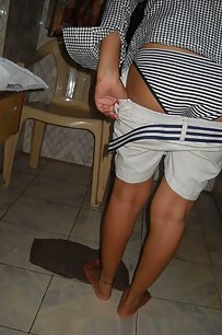 indian girl changing night suit