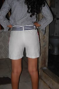 indian girl changing night suit