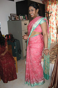 newly married indian wife in traditional outfits