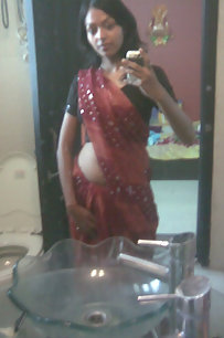 indian babe in shower posing