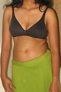 young indian wife in bedroom naked