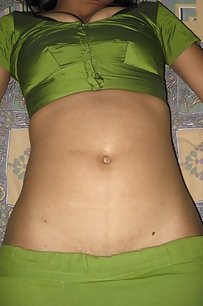 young indian wife in bedroom naked