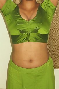 young indian wife in bedroom naked