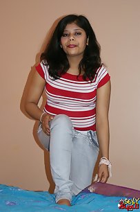 Desi Babe Ruapli In Western Outfits