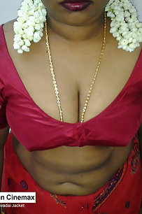 mature indian housewife taking her indian outfits off in bedroom