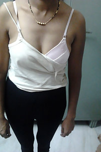 sweet young indian ganga wife getting naked for her hubby