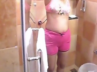 Big Tits Gujarati Amateur Babe Suchi Filmed Naked In Bathroom